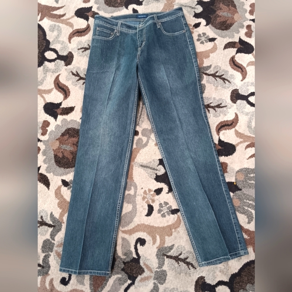 The Blues Denim JEANS Missy Size 11/12 Vintage Bootcut 32x32 - Picture 2 of 9